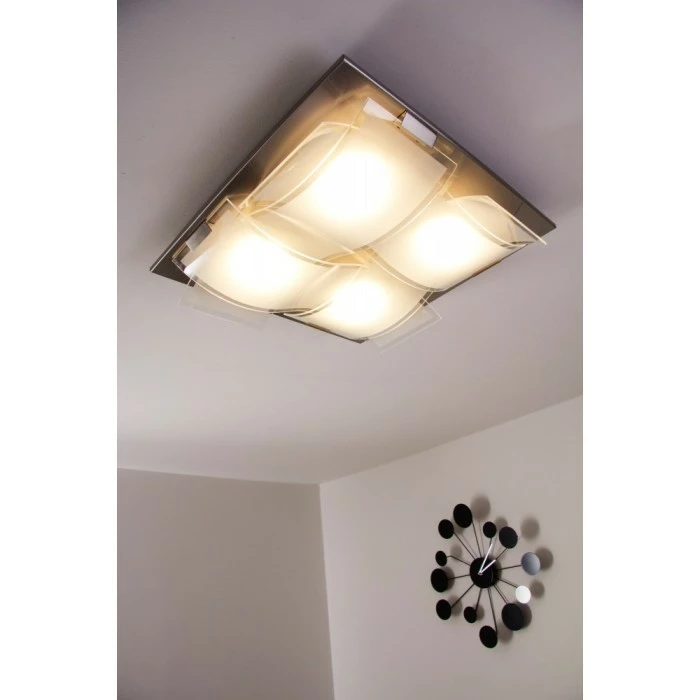 Eglo Leuchten Eglo GUADIANO Deckenleuchte LED Nickel-Matt, 4-flammig – Bild 22