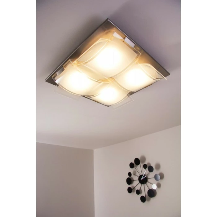 Eglo Leuchten Eglo GUADIANO Deckenleuchte LED Nickel-Matt, 4-flammig – Bild 23
