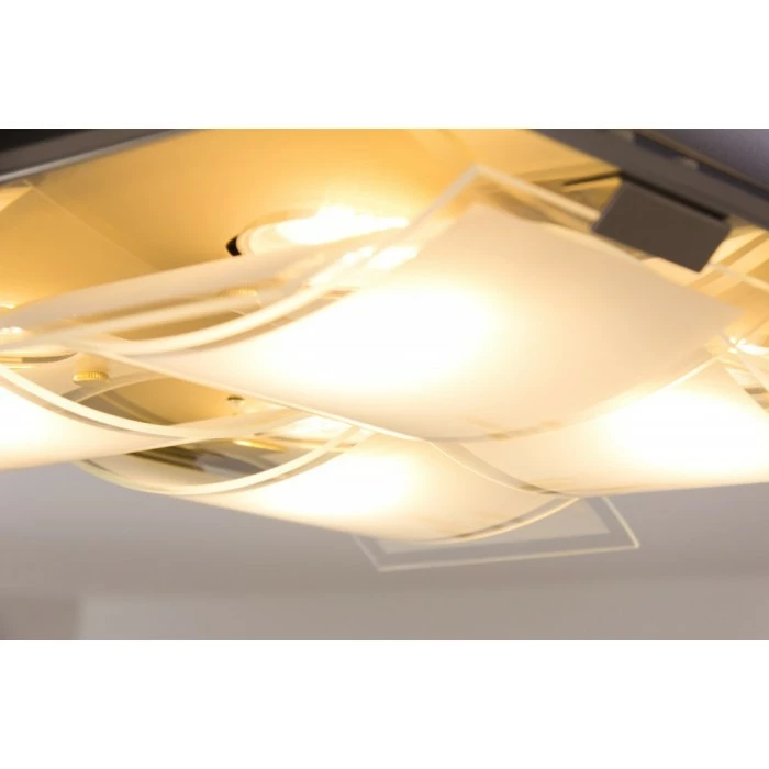 Eglo Leuchten Eglo GUADIANO Deckenleuchte LED Nickel-Matt, 4-flammig – Bild 6