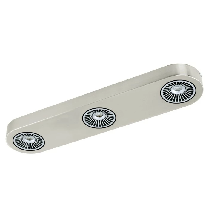 Eglo Leuchten Eglo Montale Deckenleuchte LED Nickel-Matt, 3-flammig