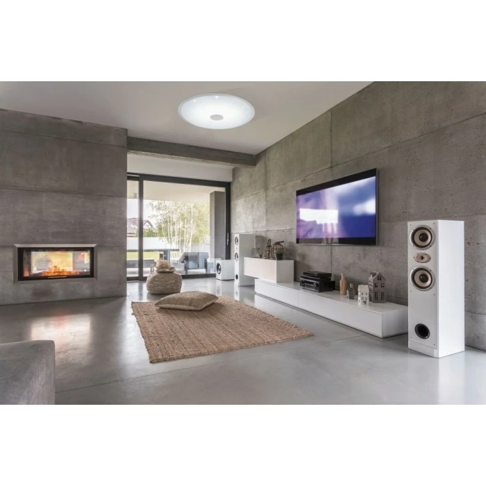 Eglo Leuchten EGLO MORATICA-A Deckenleuchte LED Weiß, Transparent, Klar, 1-flammig, Fernbedienung â Bild 2