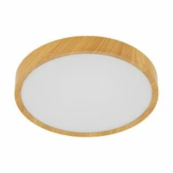Eglo Leuchten Eglo MUSURITA Deckenleuchte LED Holz dunkel, 1-flammig