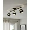 Eglo Leuchten Eglo NOCITO Deckenspot LED Schwarz, Gold, 3-flammig
