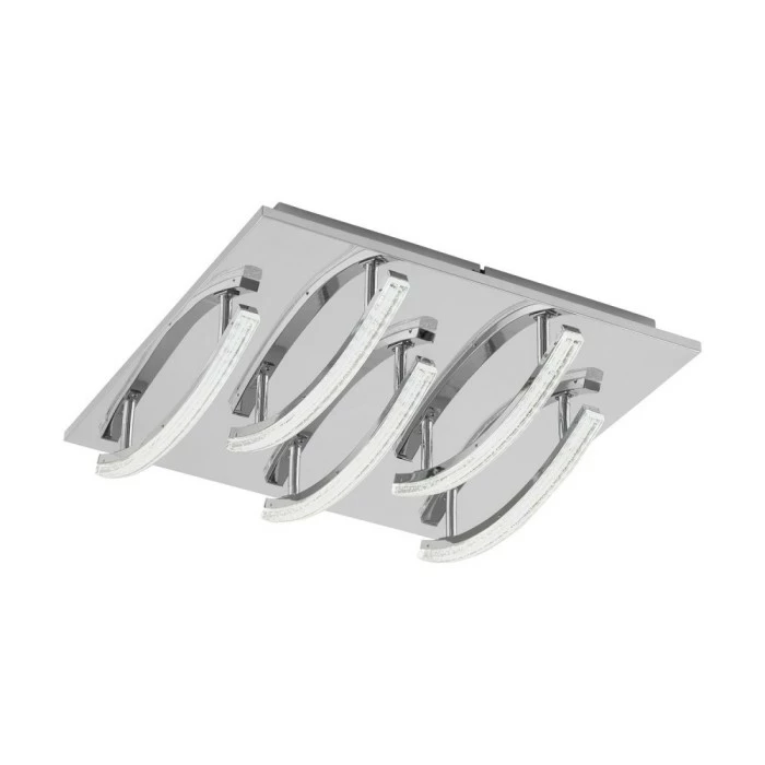 Eglo Leuchten Eglo PERTINI Deckenleuchte LED Chrom, 5-flammig