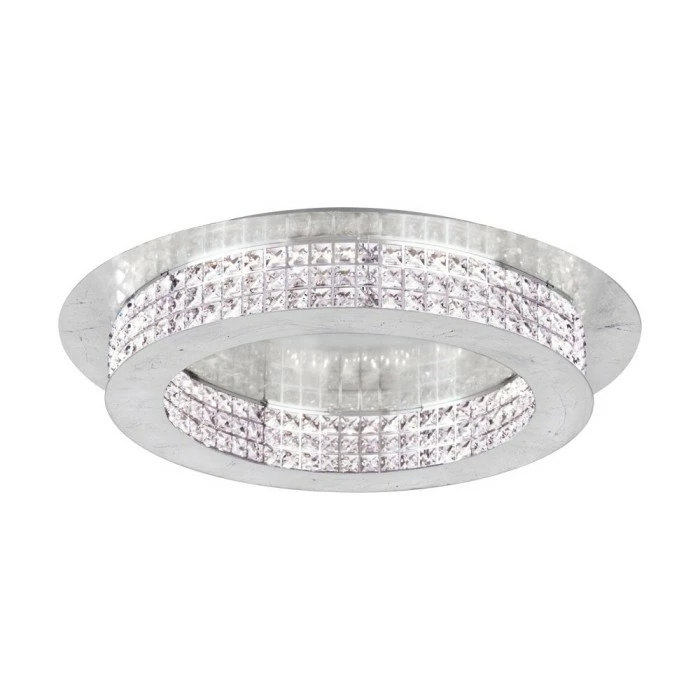 Eglo Leuchten Eglo PRINCIPE Deckenleuchte LED Silber, Kristalloptik, 14-flammig