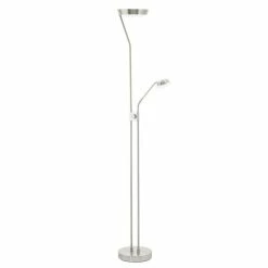 Eglo Leuchten Eglo SARRIONE Deckenfluter LED Nickel-Matt, 3-flammig