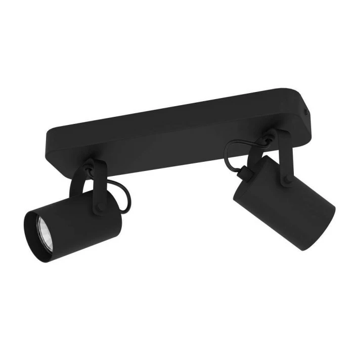 Eglo Leuchten Eglo SOREGO Deckenleuchte LED Schwarz, 2-flammig – Bild 2