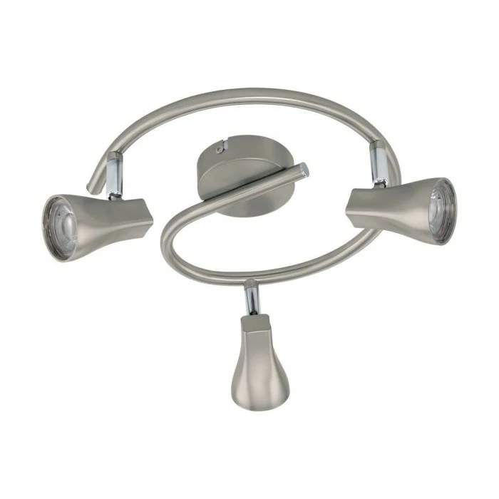 Eglo Leuchten Eglo TIBERIO Spot LED Nickel-Matt, 3-flammig