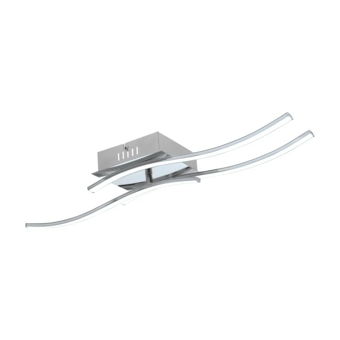 Eglo Leuchten Eglo VALMORA Deckenleuchte LED Chrom, 3-flammig