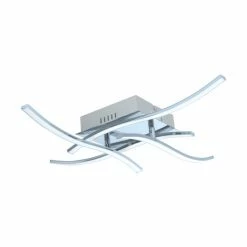 Eglo Leuchten Eglo VALMORA Deckenleuchte LED Chrom, 4-flammig