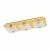 Eglo Leuchten Eglo VICARO Deckenleuchte LED Gold, 3-flammig