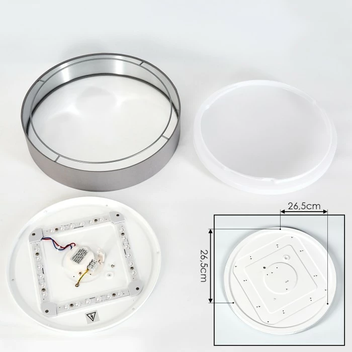 Hofstein Elsa Deckenleuchte LED Weiß, 1-flammig – Bild 5