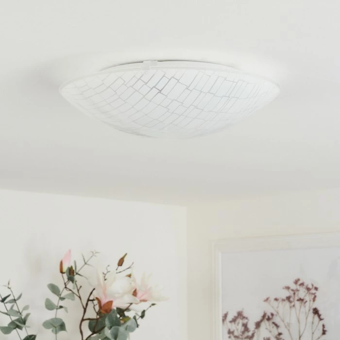 Hofstein Emibois Deckenleuchte LED Chrom, 1-flammig – Bild 8