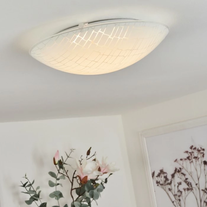 Hofstein Emibois Deckenleuchte LED Chrom, 1-flammig – Bild 9