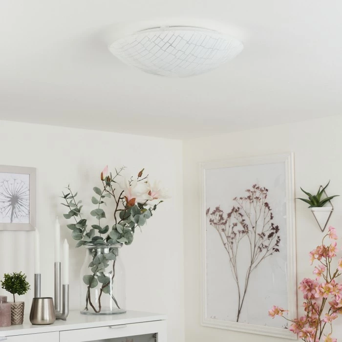 Hofstein Emibois Deckenleuchte LED Chrom, 1-flammig – Bild 10