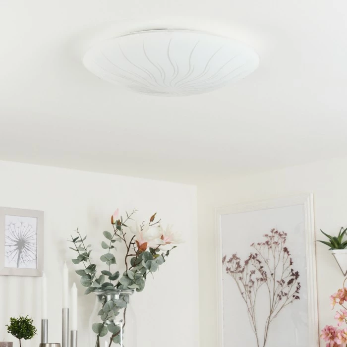 Hofstein Emibois Deckenleuchte LED Chrom, 1-flammig – Bild 10