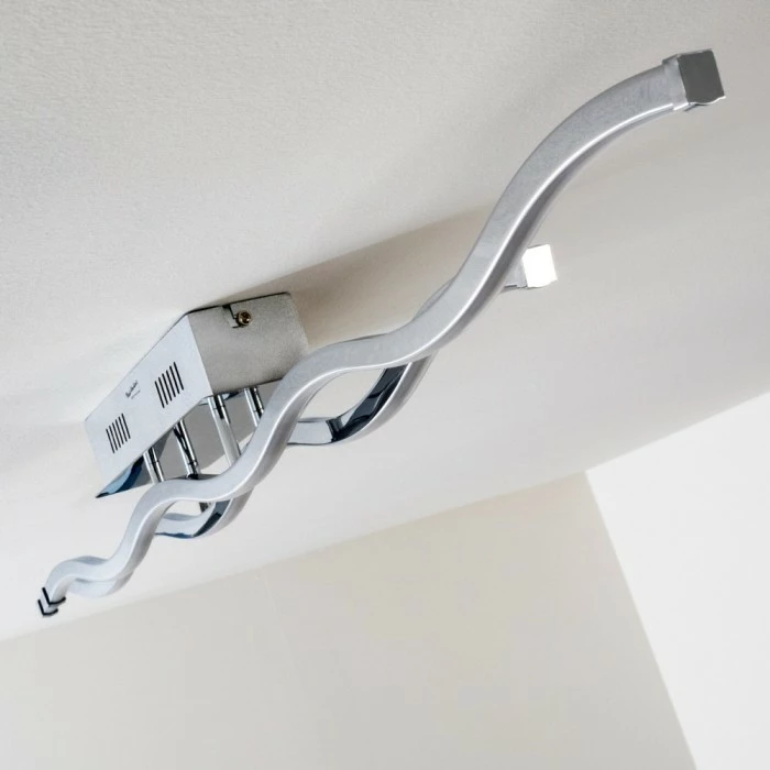 Paul Neuhaus Leuchten EMMA Deckenleuchte LED Edelstahl, 2-flammig – Bild 14