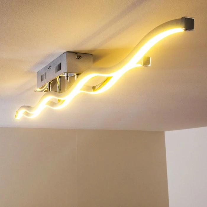 Paul Neuhaus Leuchten EMMA Deckenleuchte LED Edelstahl, 2-flammig – Bild 15