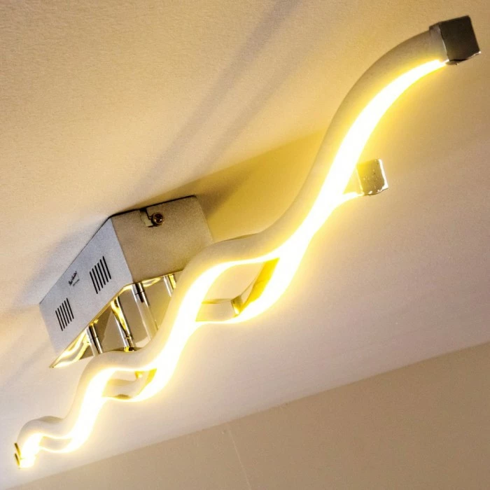 Paul Neuhaus Leuchten EMMA Deckenleuchte LED Edelstahl, 2-flammig – Bild 19