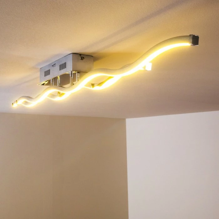 Paul Neuhaus Leuchten EMMA Deckenleuchte LED Edelstahl, 2-flammig – Bild 10