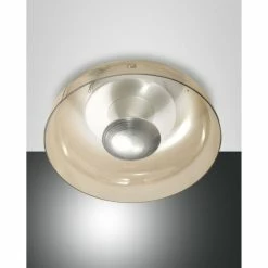 Fabas Luce Vintage Deckenleuchten LED Aluminium, Wei&szlig;, 1-flammig