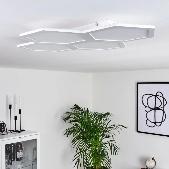 Hofstein Fanebal Deckenpanel LED Weiß, 1-flammig – Bild 10