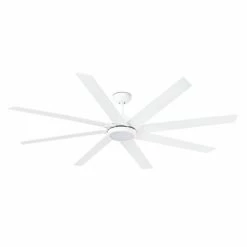 Faro Barcelona Century Deckenventilator mit Licht LED Wei&szlig;, 1-flammig, Fernbedienung