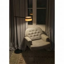 Faro Barcelona Loop Stehleuchten LED Schwarz, 1-flammig