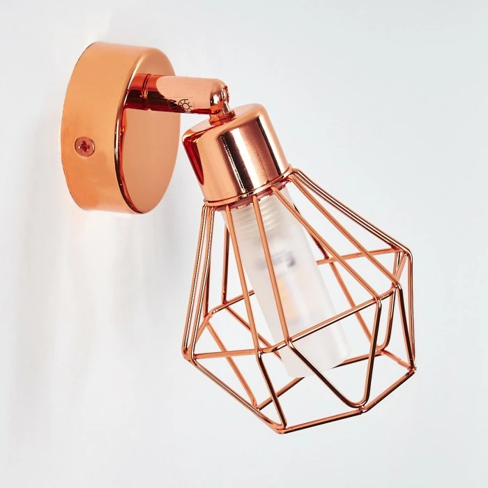Hofstein Ferrand Wandleuchte LED Kupferfarben, 1-flammig – Bild 20