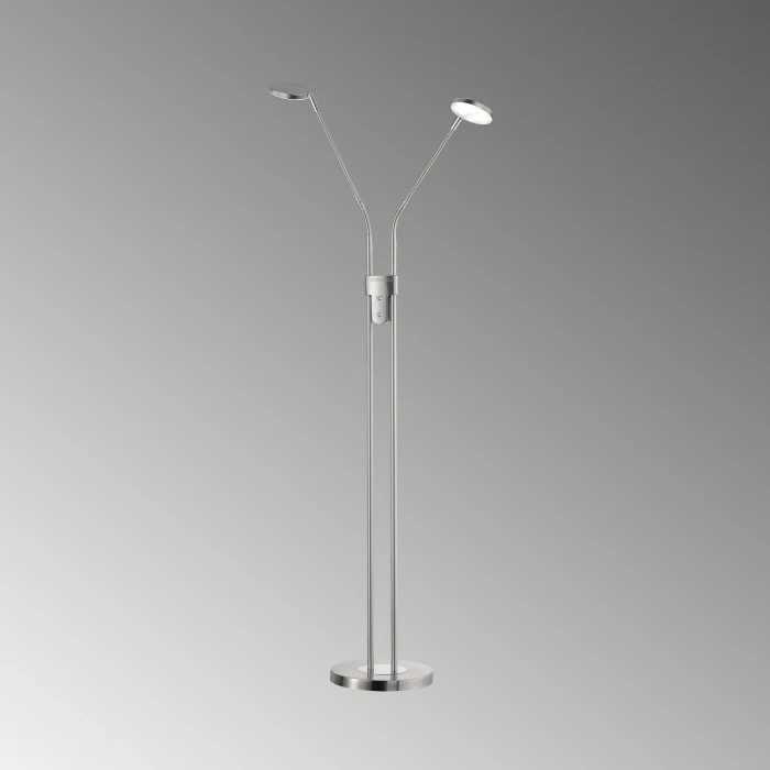 FHL easy Luna Stehleuchte LED Nickel-Matt, 2-flammig – Bild 3
