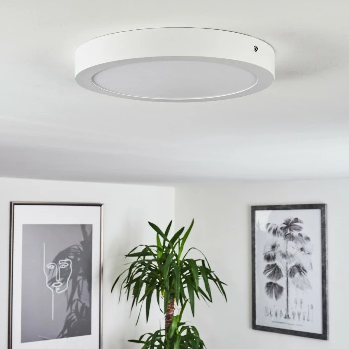 Hofstein Finsrud Deckenleuchte LED Weiß, 1-flammig – Bild 2