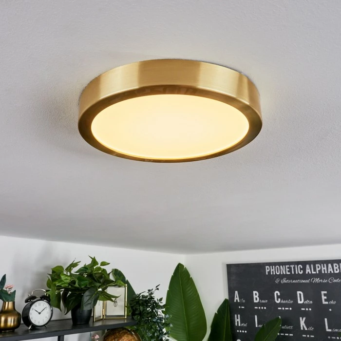 Hofstein Finsrud Deckenpanel LED Gold, 1-flammig – Bild 11