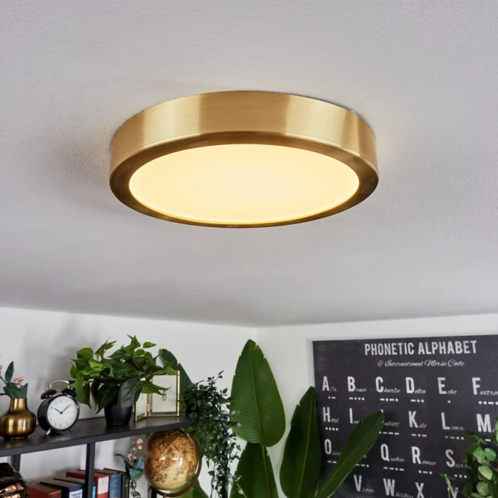 Hofstein Finsrud Deckenpanel LED Gold, 1-flammig – Bild 13