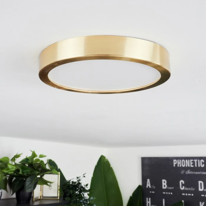 Hofstein Finsrud Deckenpanel LED Gold, 1-flammig – Bild 5