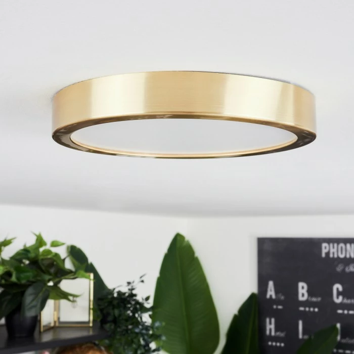 Hofstein Finsrud Deckenpanel LED Gold, 1-flammig – Bild 10