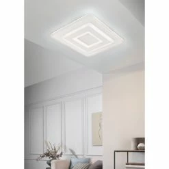 Honsel Leuchten Fischer & Honsel Abo Deckenleuchte LED Weiß, 1-flammig, Fernbedienung