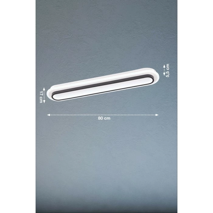 Honsel Leuchten Fischer & Honsel Blithe Deckenleuchte LED Schwarz, Weiß, 1-flammig â Bild 3