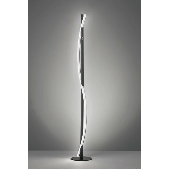 Honsel Leuchten Fischer & Honsel Bridge Stehleuchte LED Schwarz, 1-flammig – Bild 2