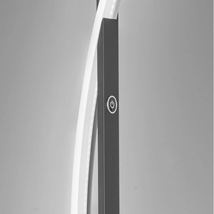 Honsel Leuchten Fischer & Honsel Bridge Stehleuchte LED Schwarz, 1-flammig – Bild 3