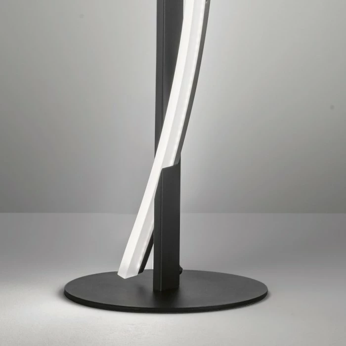 Honsel Leuchten Fischer & Honsel Bridge Stehleuchte LED Schwarz, 1-flammig – Bild 4