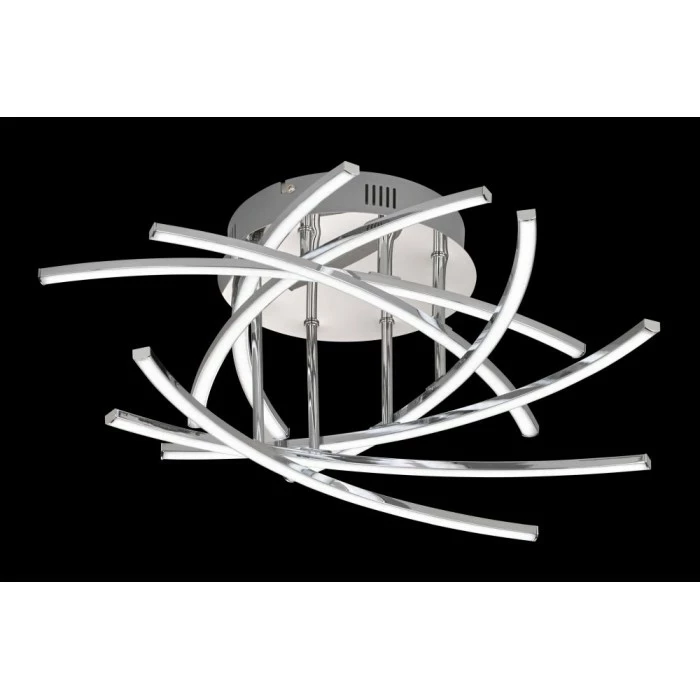 Honsel Leuchten Fischer & Honsel CROSS TW Deckenleuchte LED Chrom, 8-flammig, Fernbedienung, Farbwechsler â Bild 2