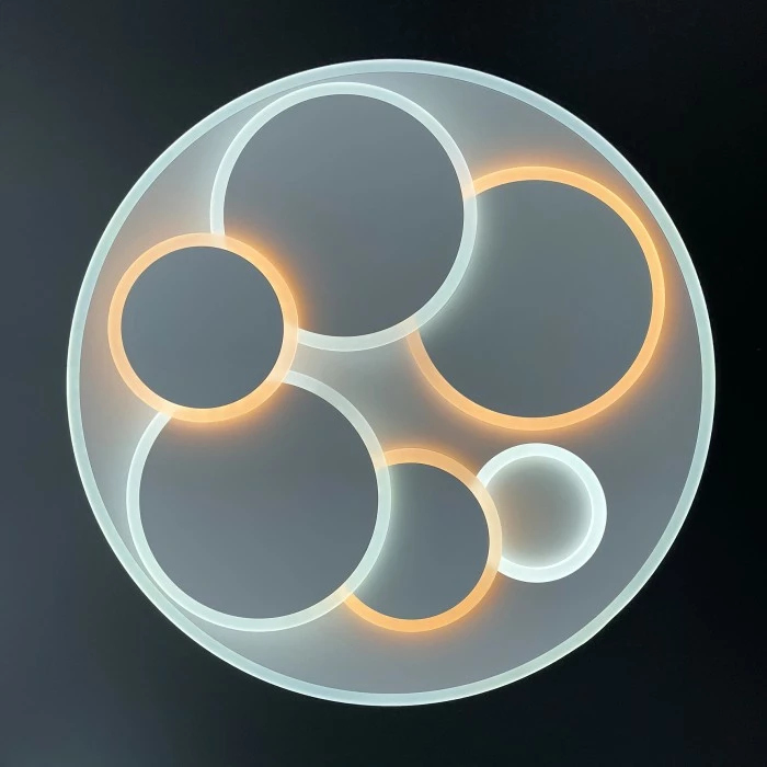 Honsel Leuchten Fischer & Honsel Dots Deckenleuchte LED Weiß, 1-flammig, Fernbedienung – Bild 5