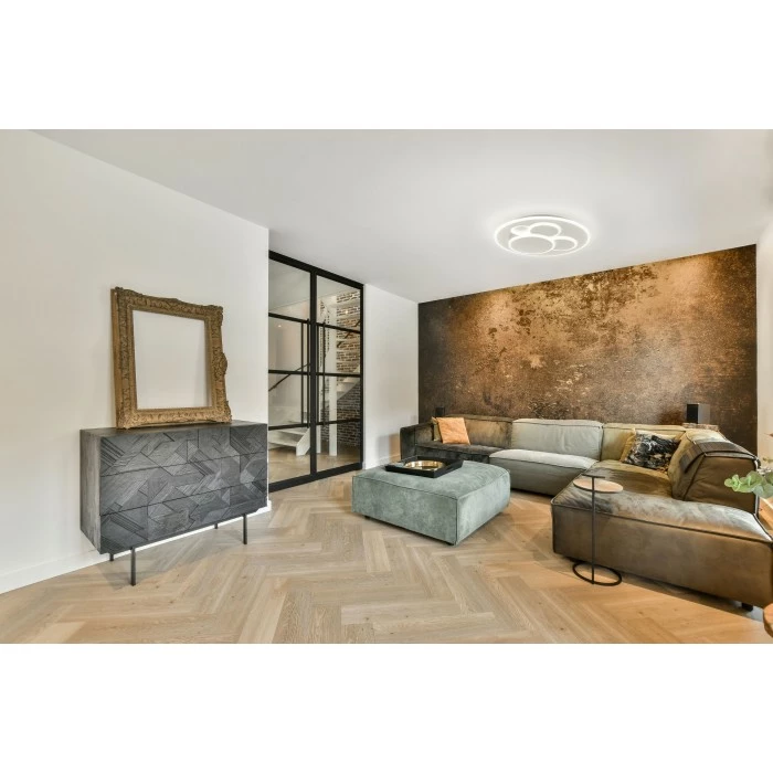 Honsel Leuchten Fischer & Honsel Dots Deckenleuchte LED Weiß, 1-flammig, Fernbedienung