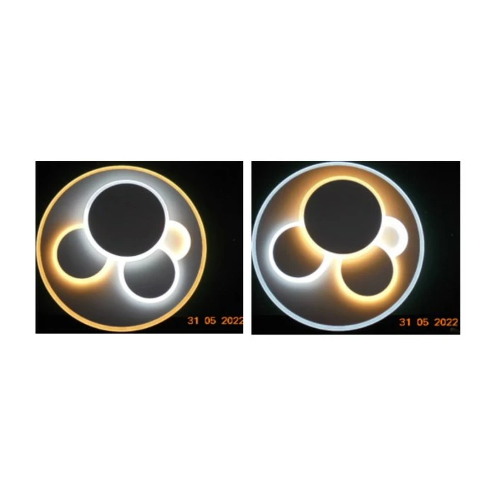 Honsel Leuchten Fischer & Honsel Dots Deckenleuchte LED Weiß, 1-flammig, Fernbedienung â Bild 4