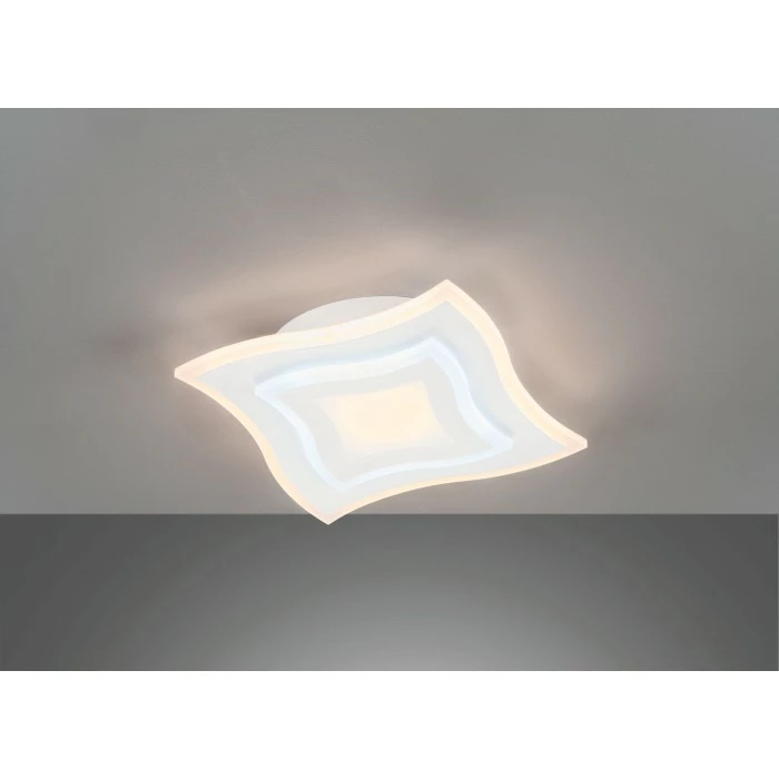 Honsel Leuchten Fischer & Honsel Gorden Deckenleuchte LED Weiß, 1-flammig, Fernbedienung â Bild 6