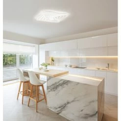 Honsel Leuchten Fischer & Honsel Hero Deckenleuchte LED Weiß, 1-flammig, Fernbedienung, Farbwechsler