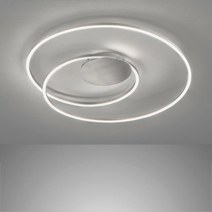 Honsel Leuchten Fischer & Honsel Holy Deckenleuchte LED Nickel-Matt, 1-flammig, Fernbedienung â Bild 2
