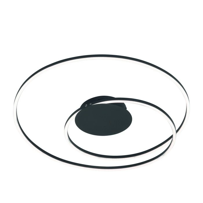 Honsel Leuchten Fischer & Honsel Holy Deckenleuchte LED Schwarz, 1-flammig, Fernbedienung