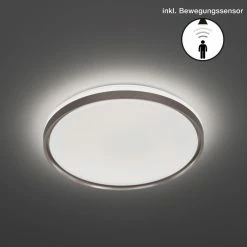 Honsel Leuchten Fischer & Honsel Jaso BS Deckenleuchte LED Braun, 1-flammig, Bewegungsmelder