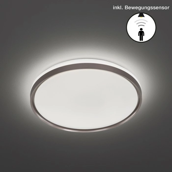 Honsel Leuchten Fischer & Honsel Jaso BS Deckenleuchte LED Braun, 1-flammig, Bewegungsmelder